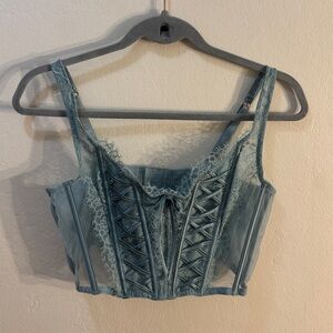 Victoria’s Secret Sage Green Bustier Top Size L